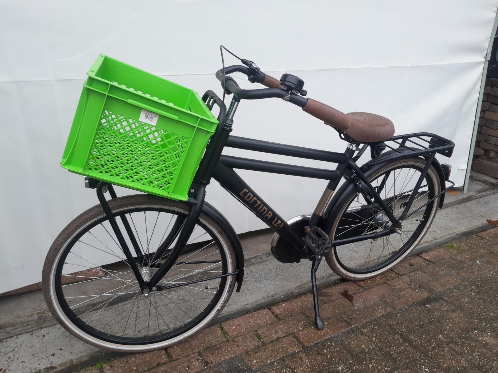 Cortina U4 Transport 24" zwart - jongensfiets, 3 versnellingen 4/5