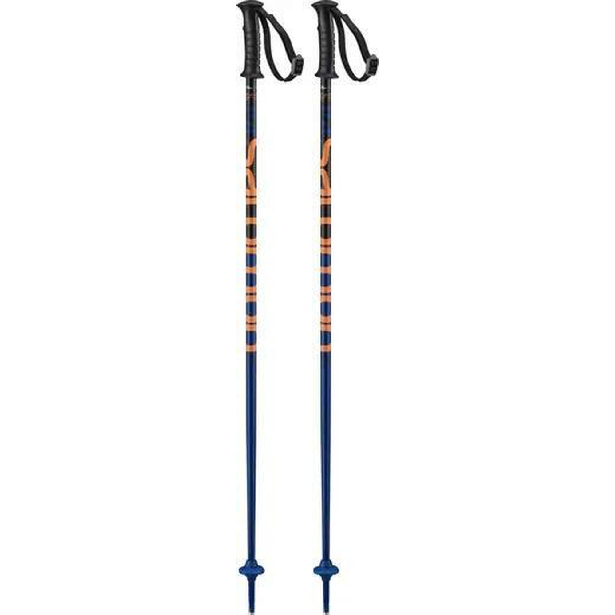 Salomon Kaloo Junior Bețe Ski - 70cm - Albastru/Portocaliu