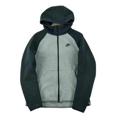 Tweedehands - heren nike tech grijs hoodie - goede staat