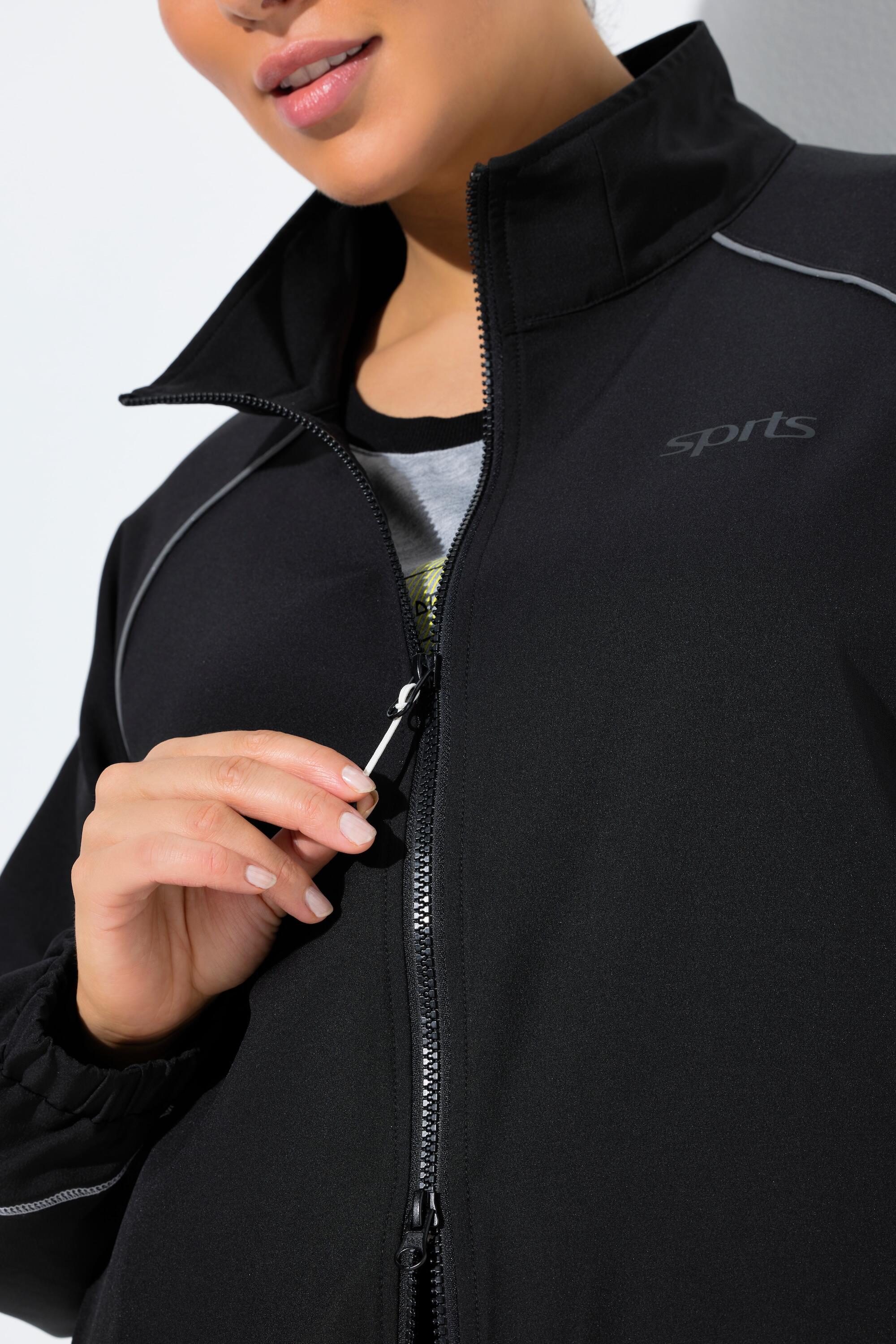 Femme Veste de survêtement technique col montant fermeture zippée à double sens 5/7