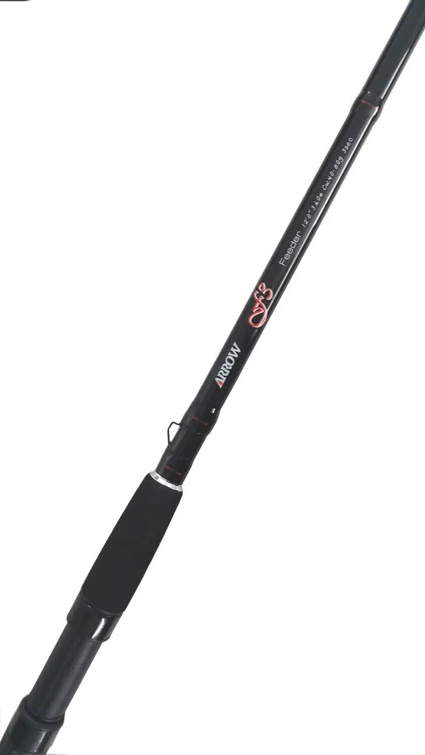 Lanseta feeder Arrow 3+3BUC F3 FEEDER MG/MLG/LG 3,60M/40-80G 2/4