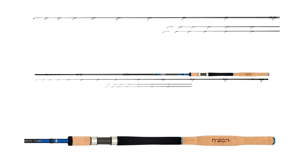 Lanseta feeder Daiwa NZON Distance 3.35 m, 80 g, 2+3 buc 2/2