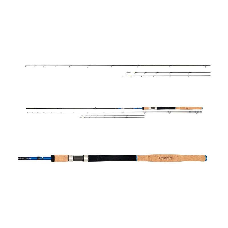 Lanseta feeder Daiwa NZON Distance 3.35 m, 80 g, 2+3 buc