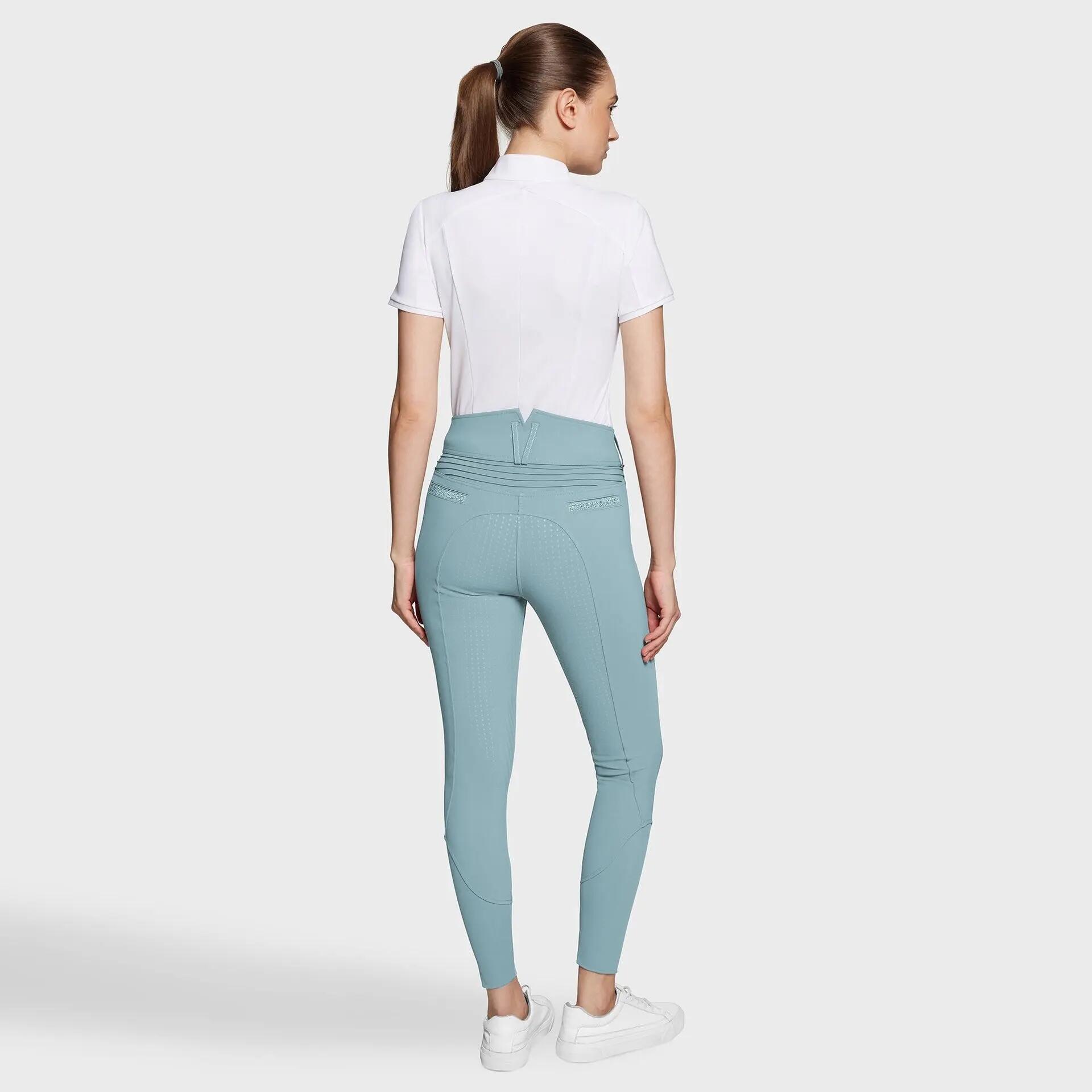 Samshield Claranova Full Grip Rijbroek Dames Ss25 Spring Skies - 2/7