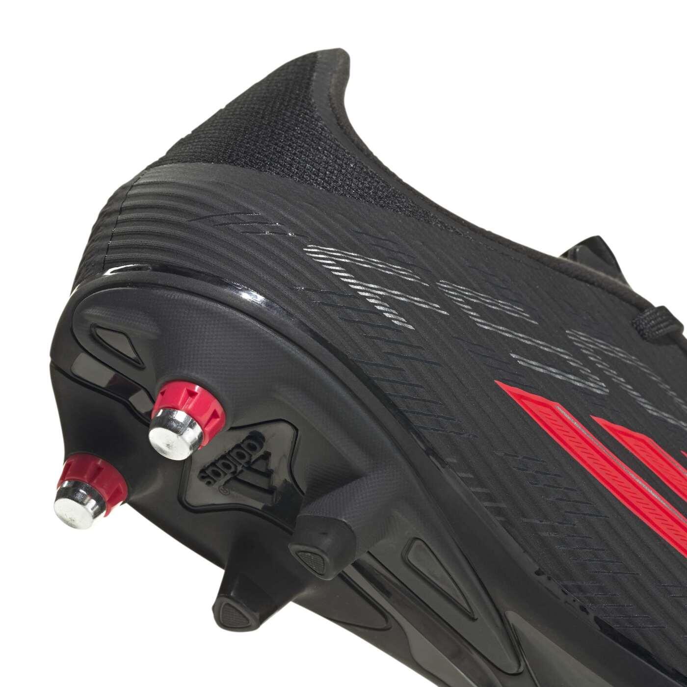 Chuteiras Adidas F50 League SG Preto e vermelho vivo 7/7