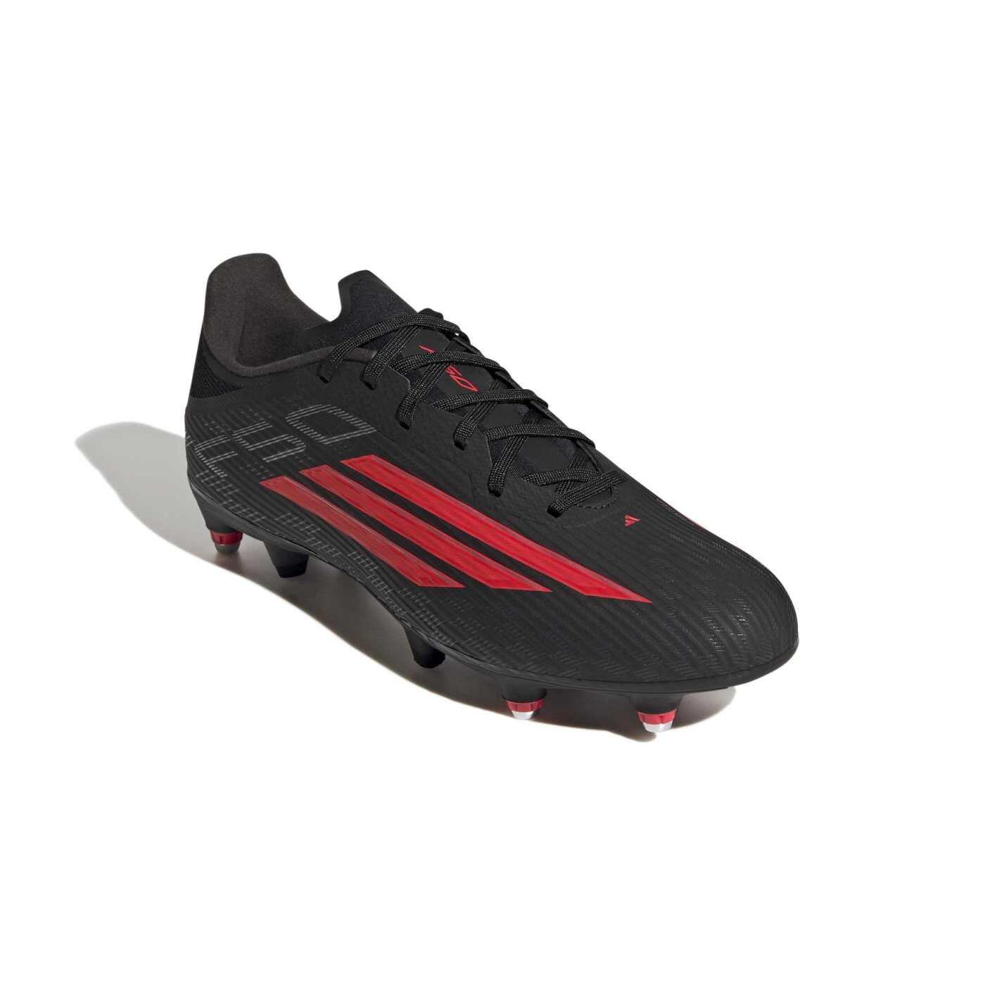 Chuteiras Adidas F50 League SG Preto e vermelho vivo 6/7