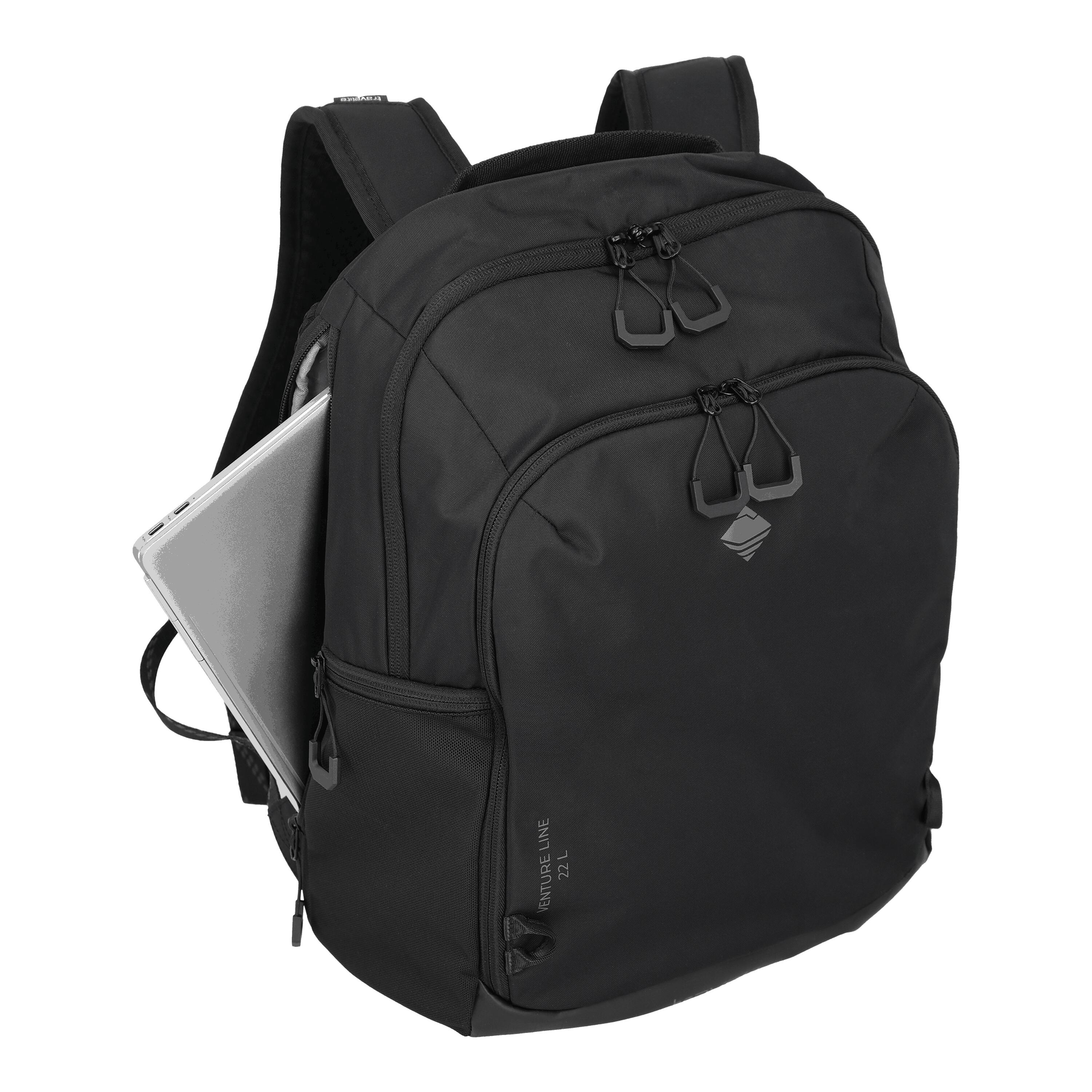 VENTURE LINE Backpack M, Black 3/7