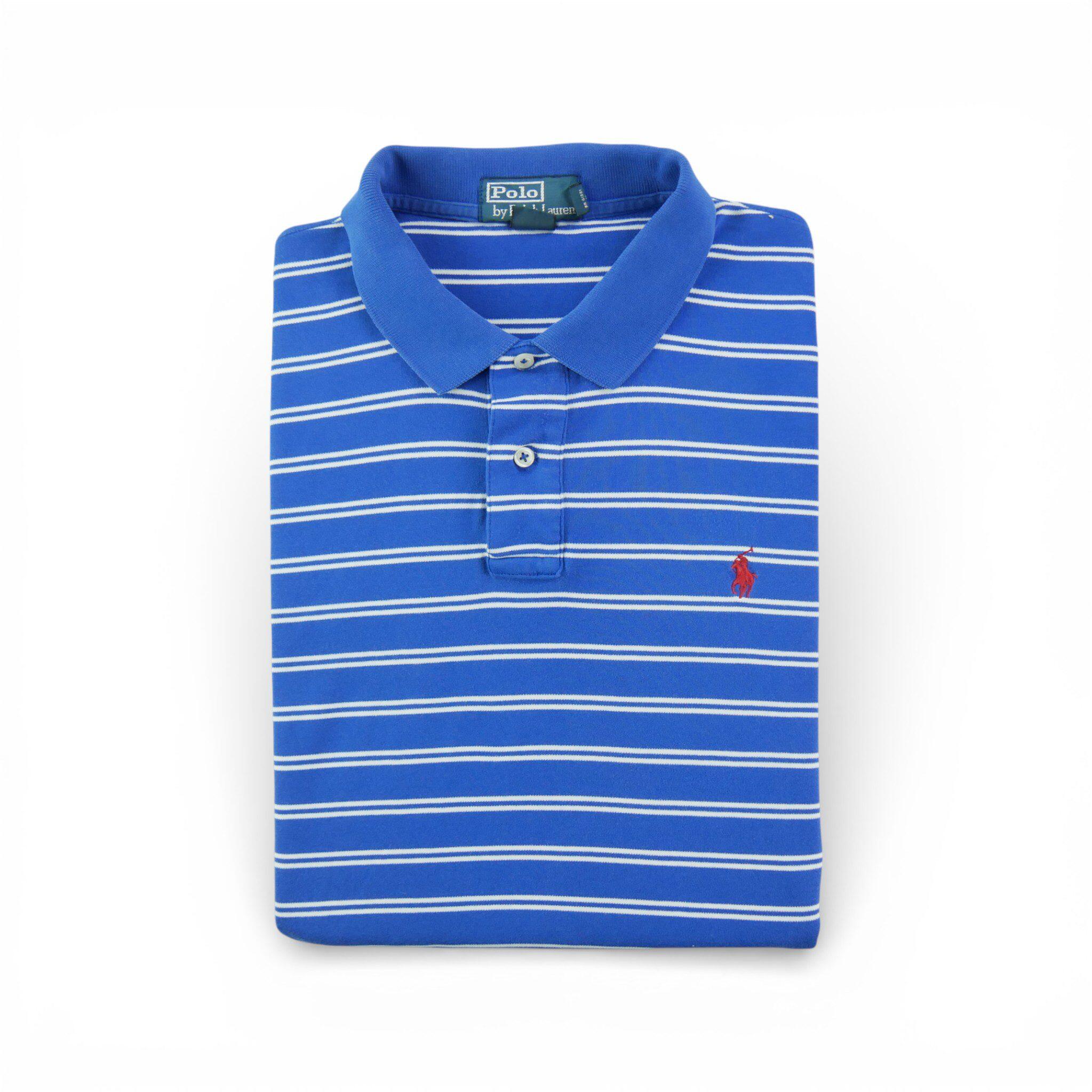 RALPH LAUREN Reconditionné - Polo manches courtes Homme Bleu - Excellent
