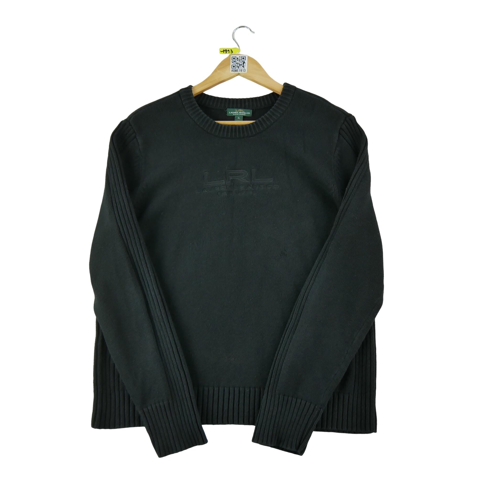 RALPH LAUREN Reconditionné - Pull Femme Noir - Bon État