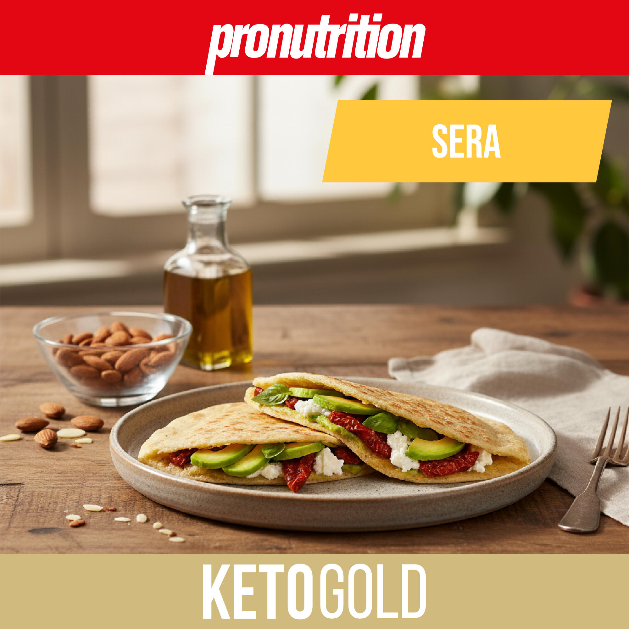 ProNutrition Piadina Keto 12 x 60 g bassa in carboidrati senza zuccheri 2/7