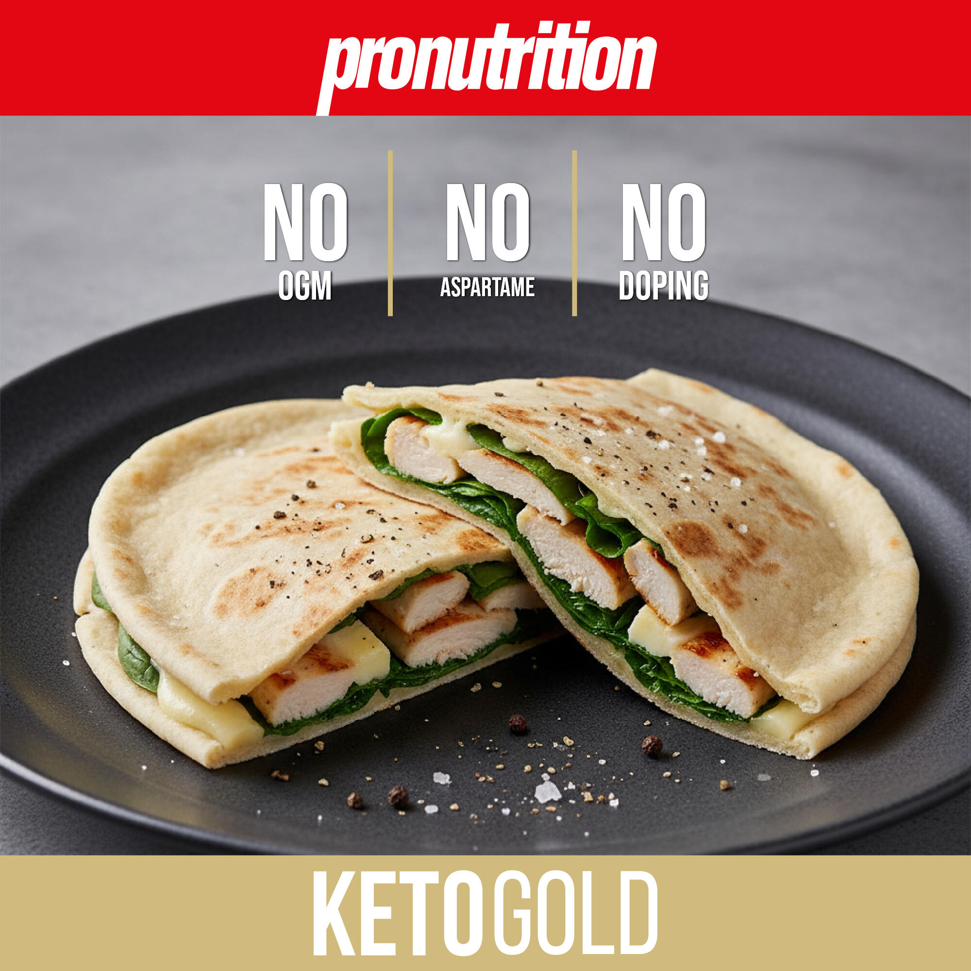 ProNutrition Piadina Keto 12 x 60 g bassa in carboidrati senza zuccheri 5/7