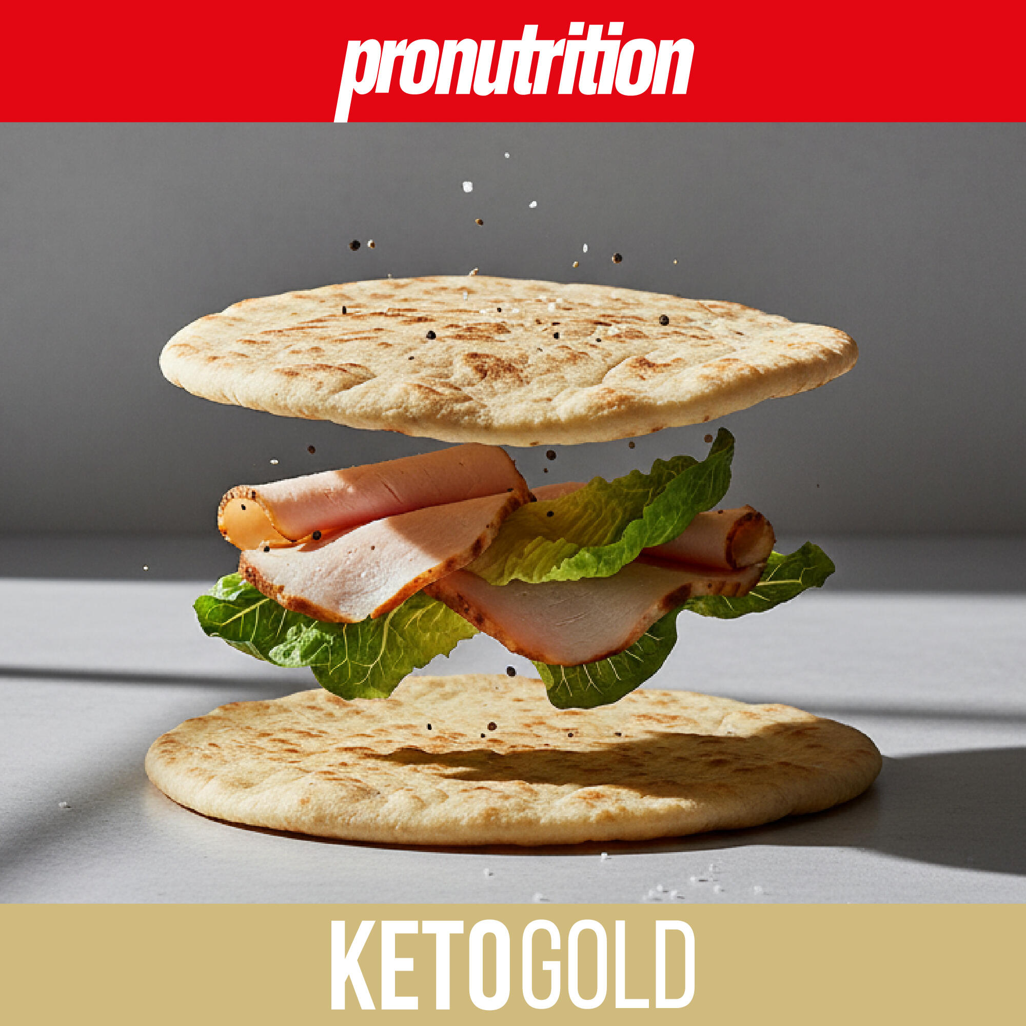 ProNutrition Piadina Keto 12 x 60 g bassa in carboidrati senza zuccheri 6/7