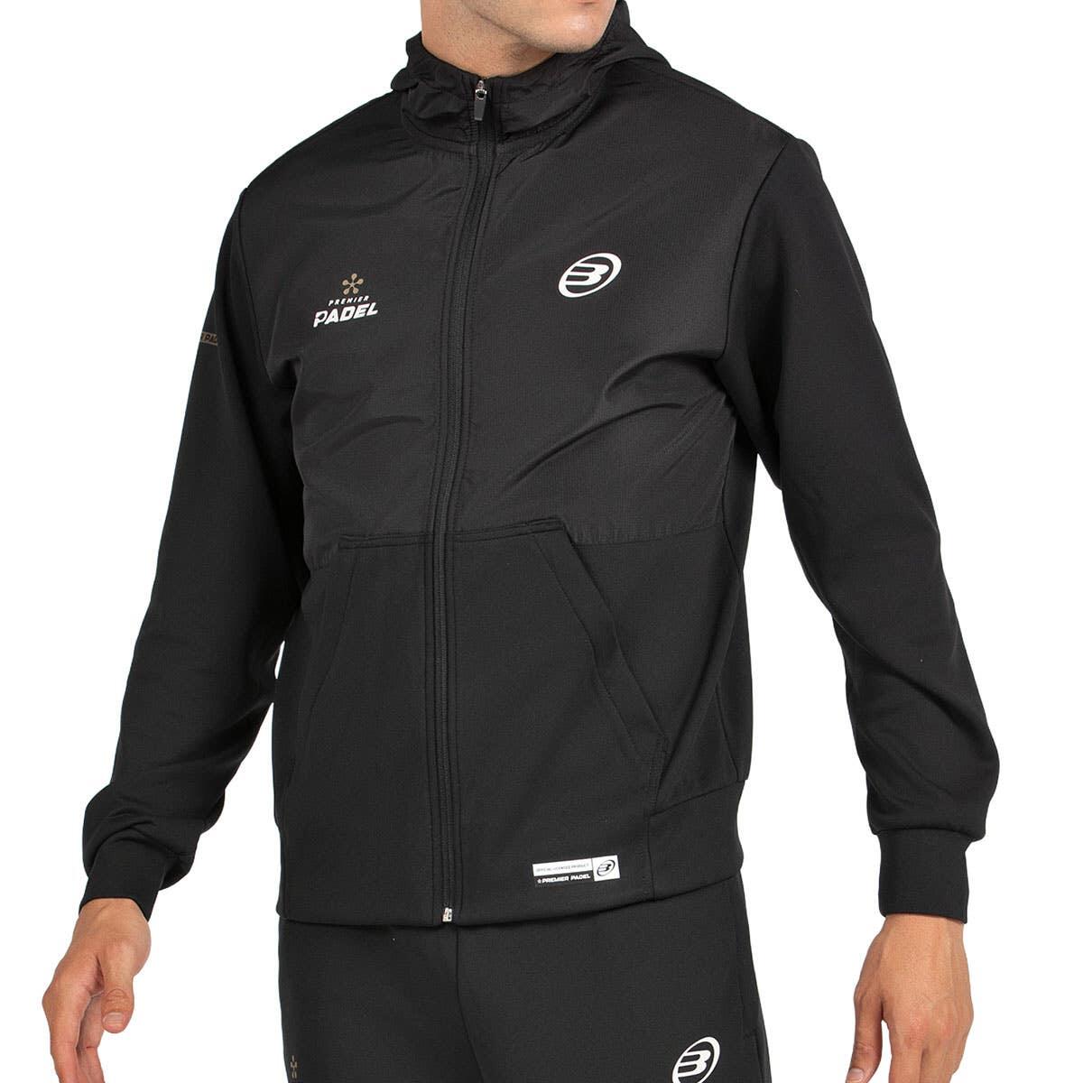 SUDADERA BULLPADEL PITACO 005 NEGRO S 2/4