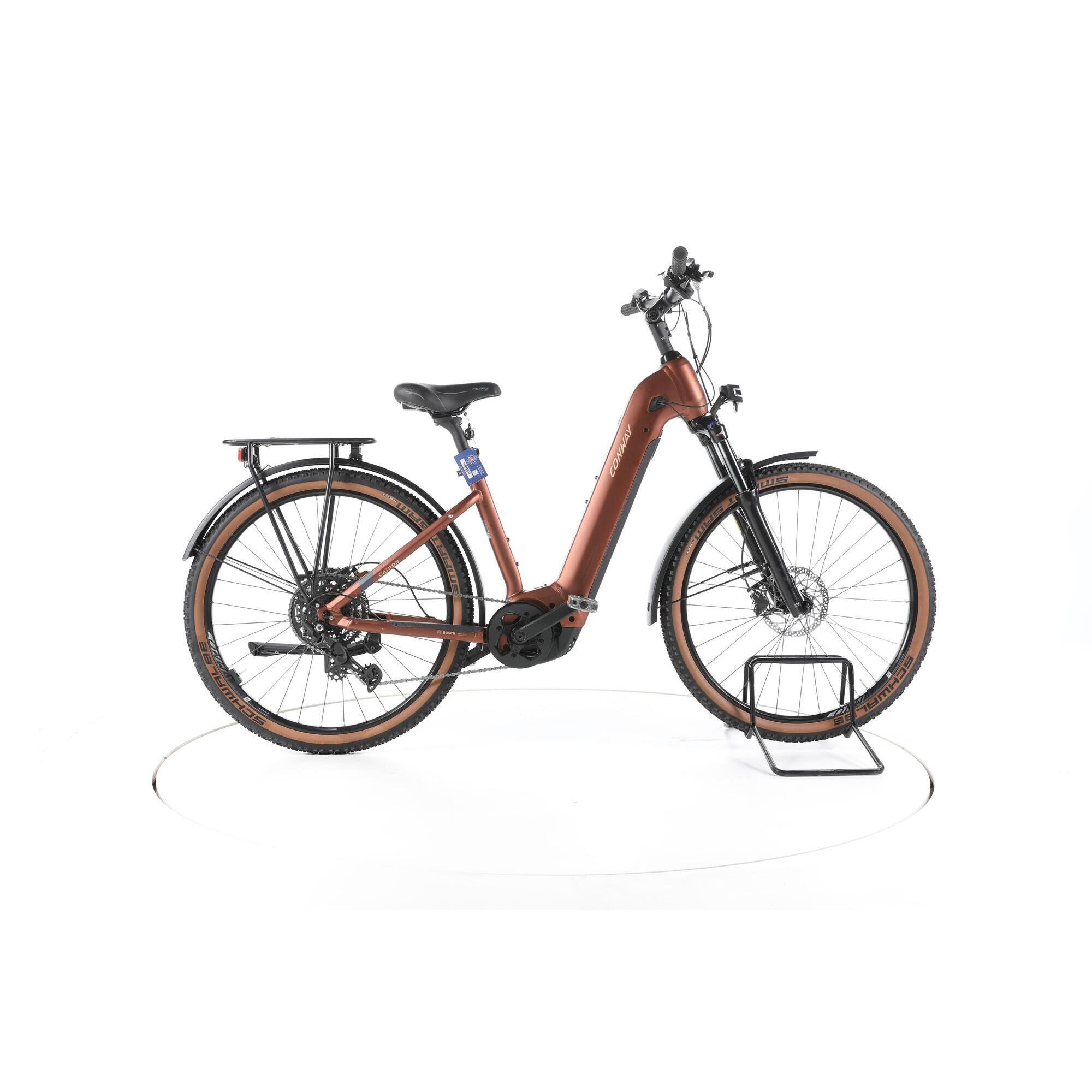 Conway - Reconditionné - Conway Cairon C 2.0 Trekking Vélo Entrée Basse  - Très Bon - Vélo Tout Chemin - Marron - 42 M/l - Decathlon