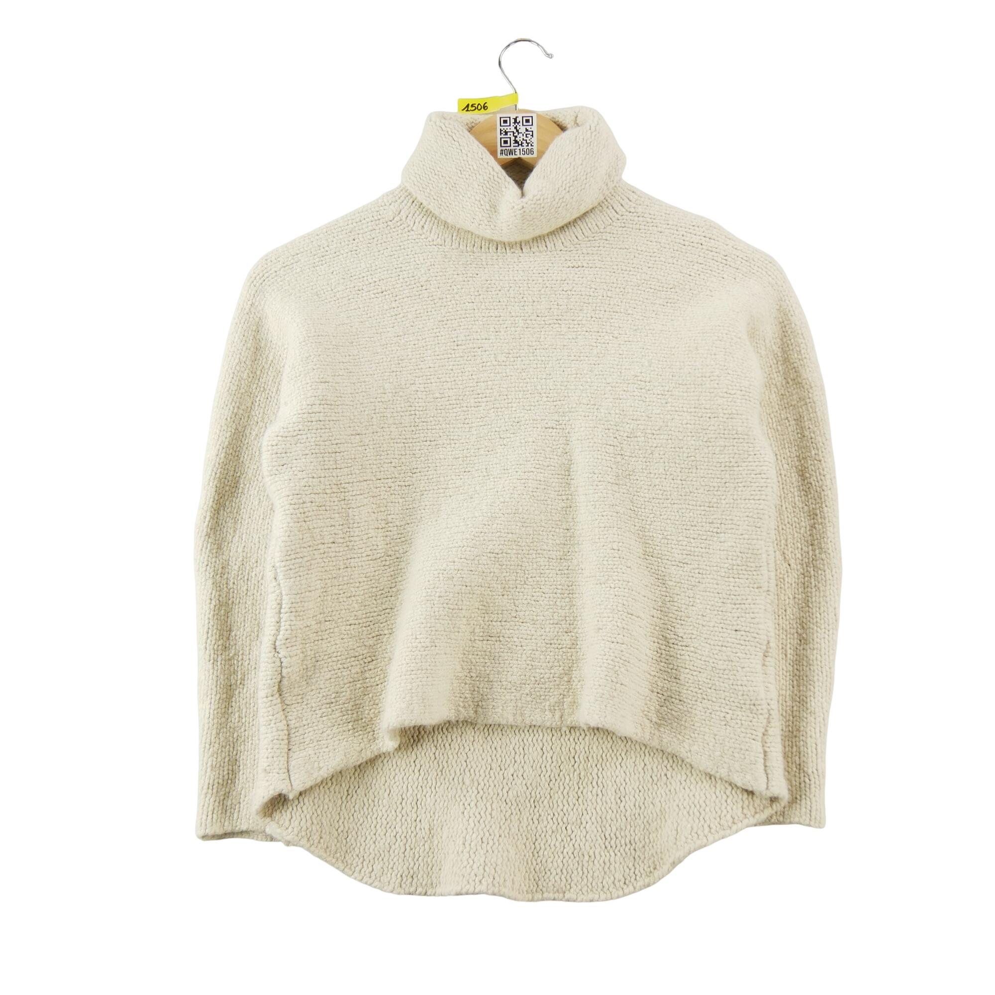 Reconditionné - Pull Femme laine et cachemire Blanc - Bon État 3/6