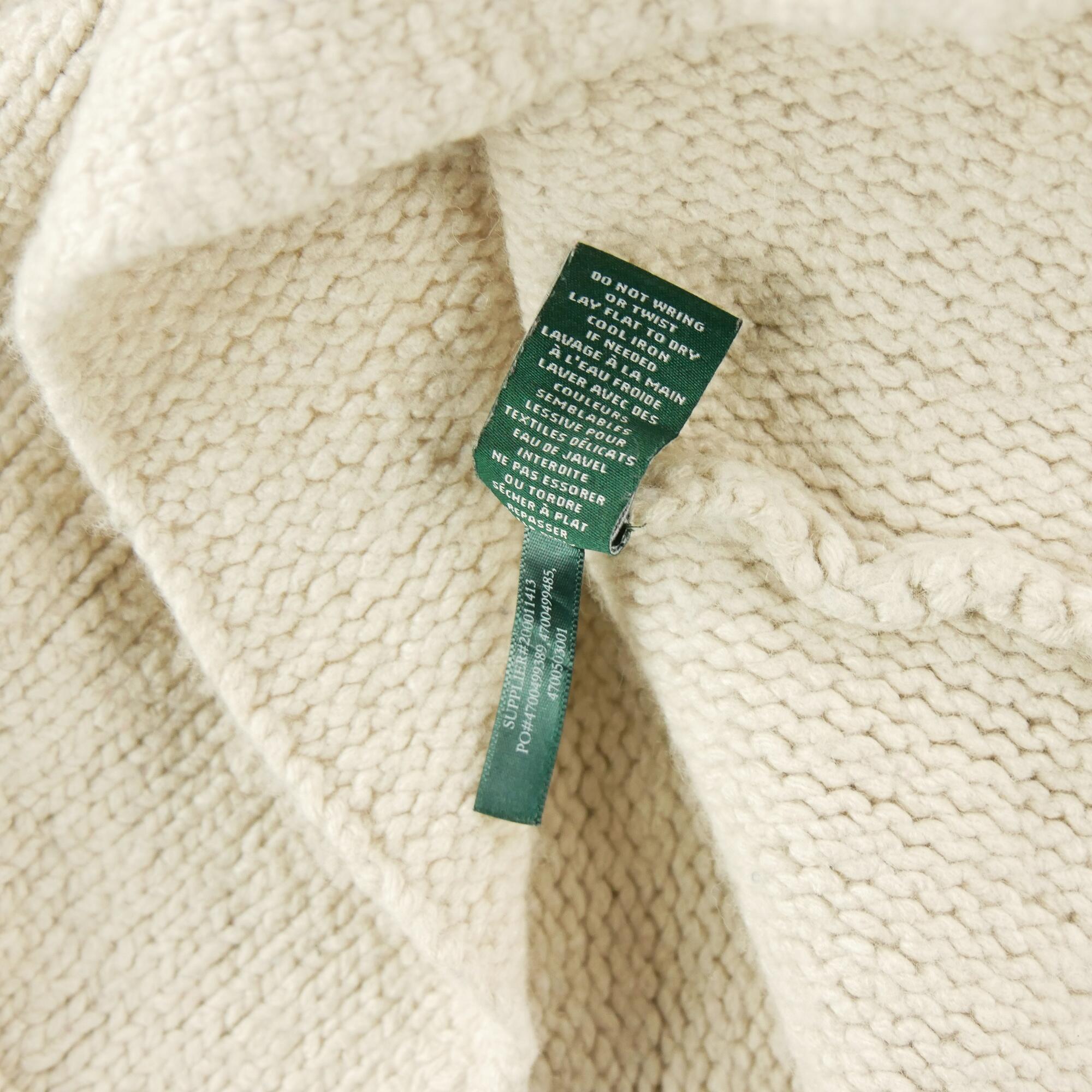Reconditionné - Pull Femme laine et cachemire Blanc - Bon État 6/6