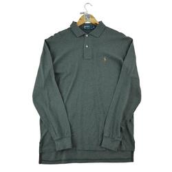 Reconditionné - Polo manches longues Homme Gris - Excellent