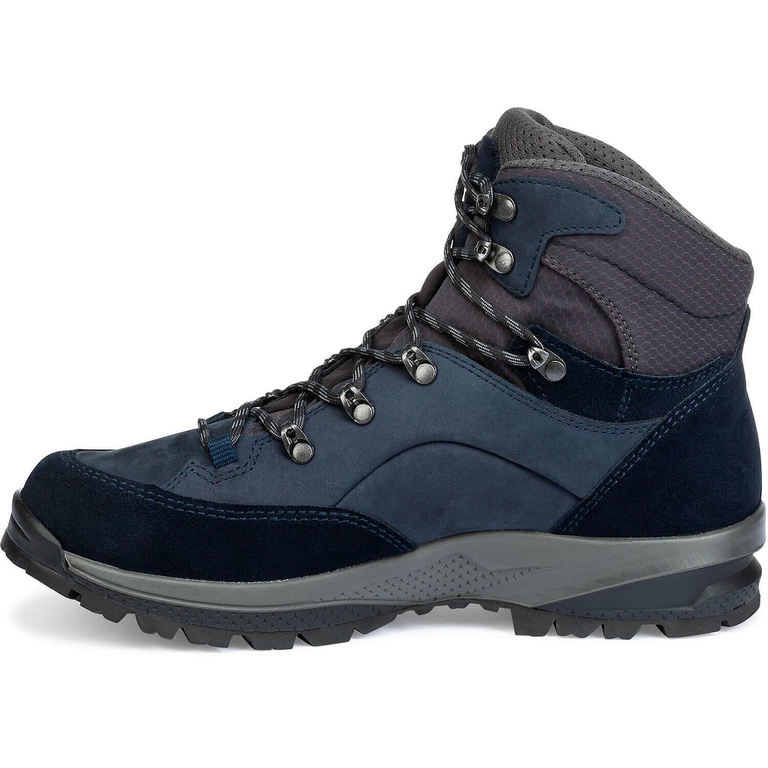 Chaussures de randonnée en cuir pour femmes Marine/Asphalte 3/6