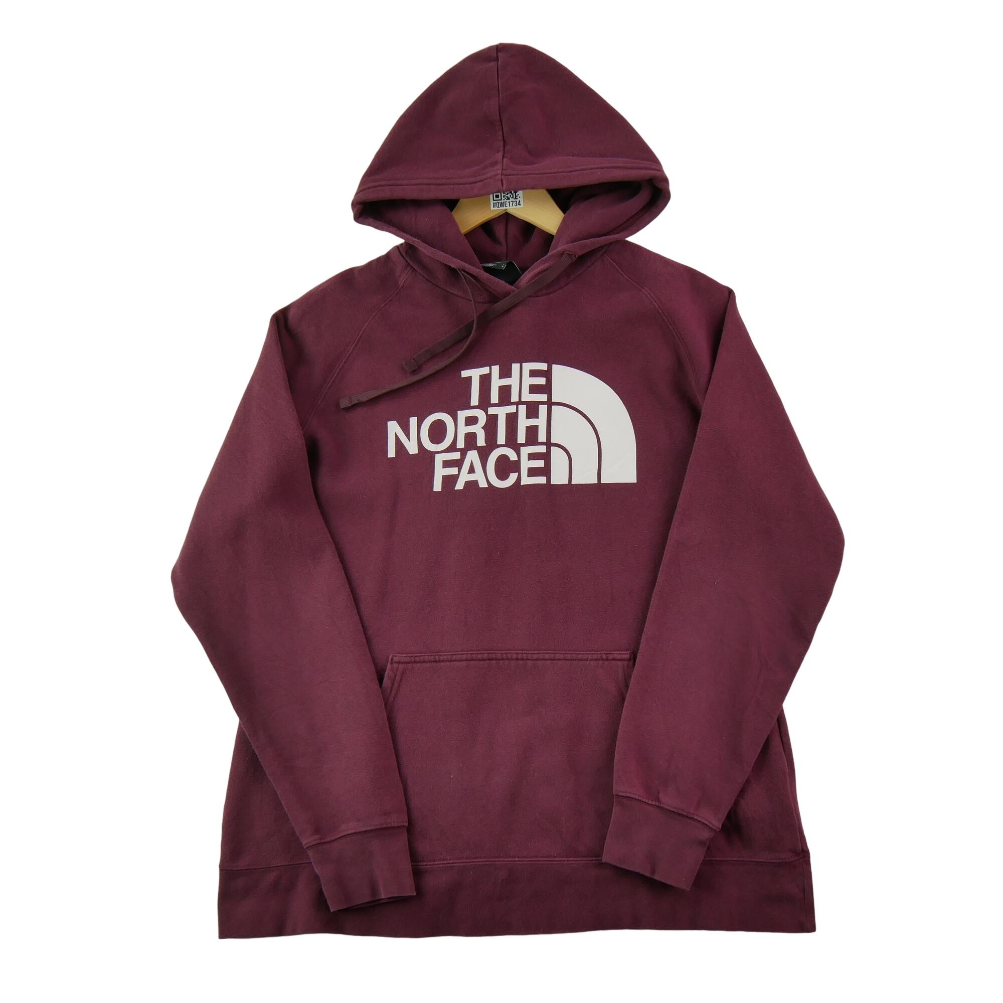 THE NORTH FACE Reconditionné - Sweat à capuche Femme TNF Bordeaux - Bon État