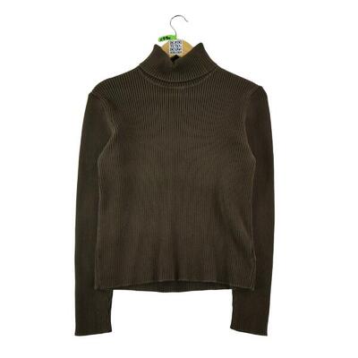 Tweedehands - dames bruine coltrui sweater - zeer goede staat