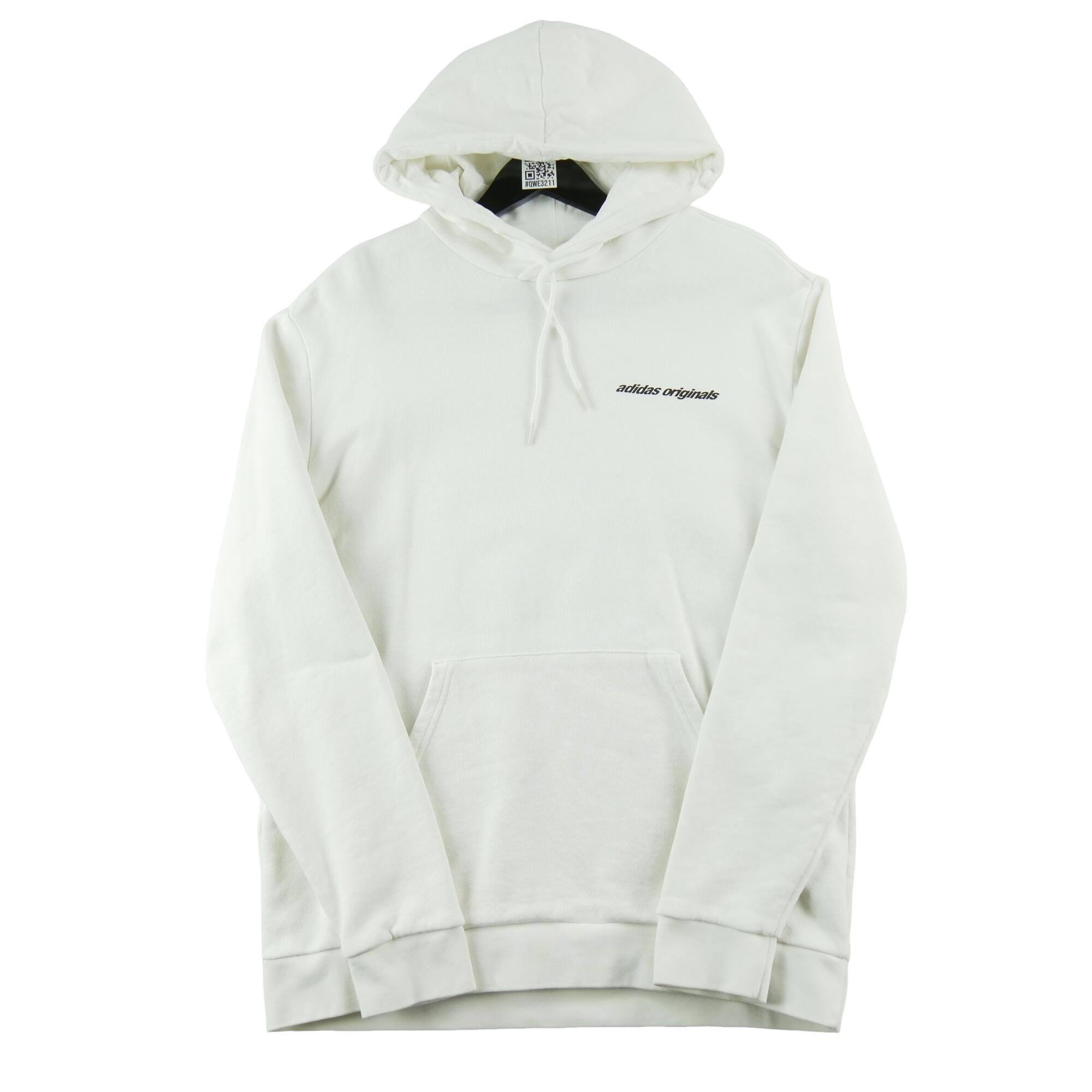 ADIDAS Reconditionné - Sweat à capuche Homme Blanc - Excellent