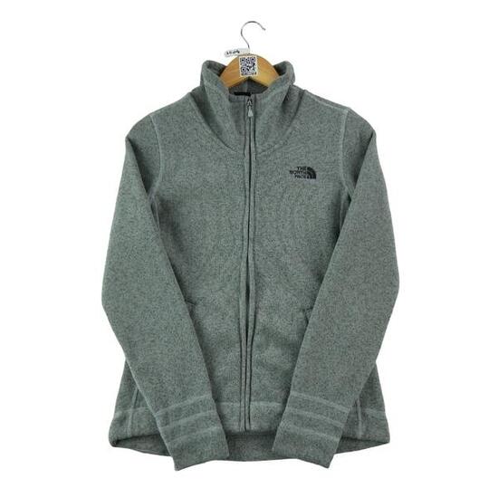 Second life - Damen TNF Graue Fleecejacke - Wie neu