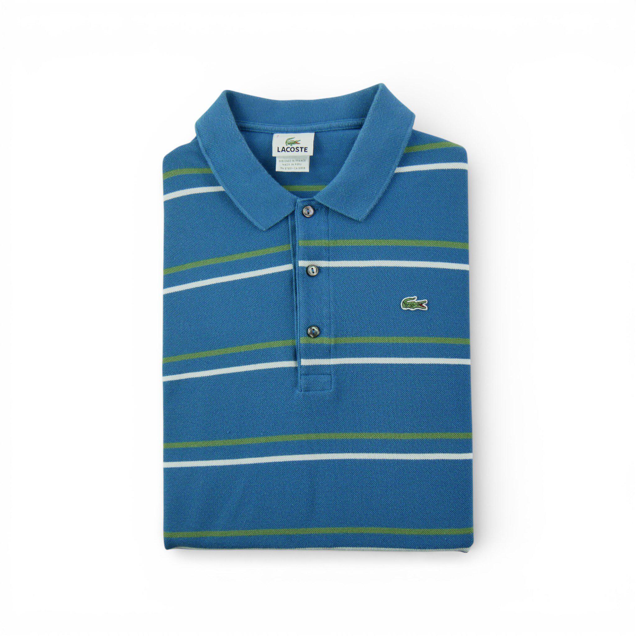 Lacoste Segunda Vida - Camisa Polo De Manga Curta Claro - Como Novo Azul da Decathlon