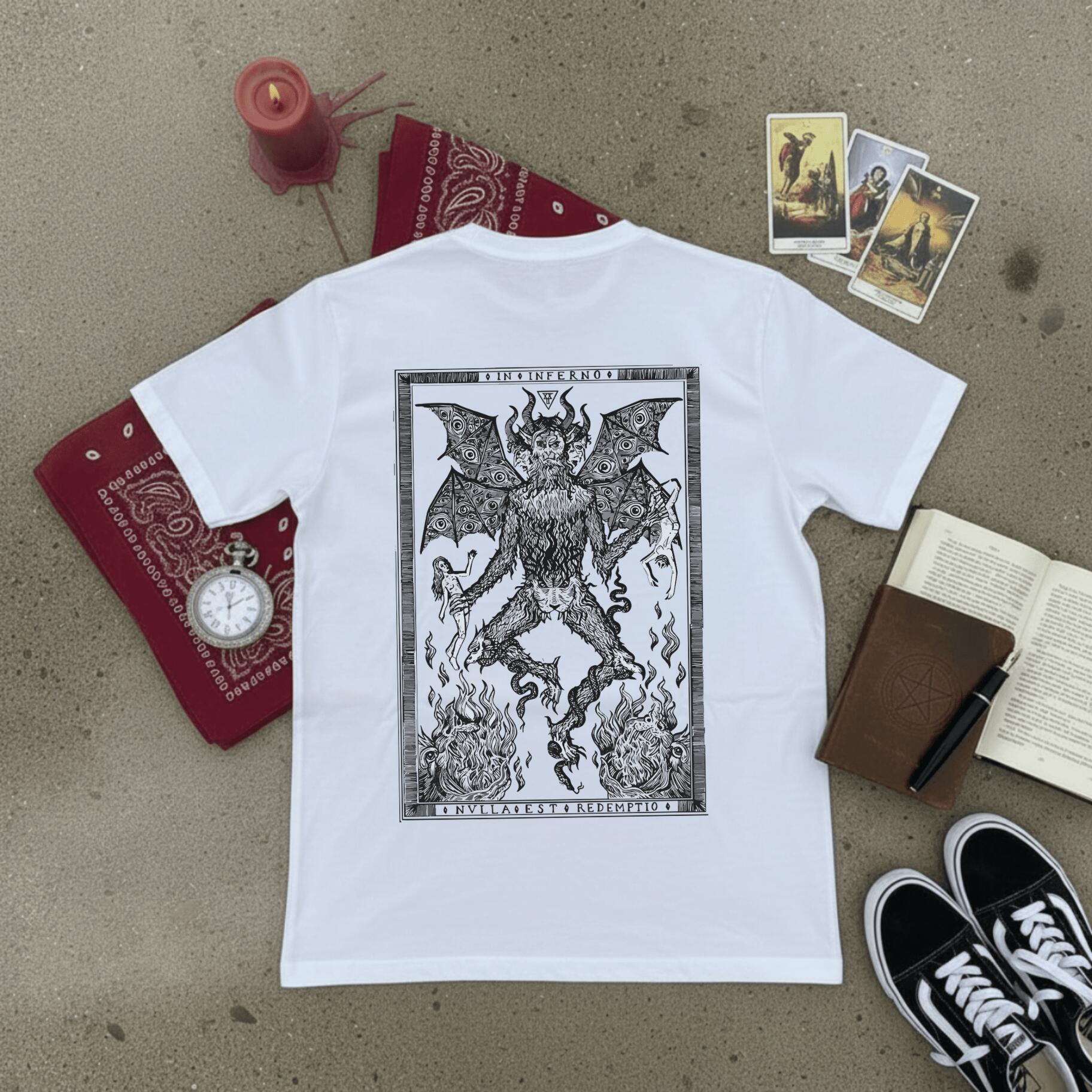 Ghettoblaster - T-shirt Unisexe Ghettoblaster Inferno Blanc - Maillot Manches Courtes - Blanc - Decathlon