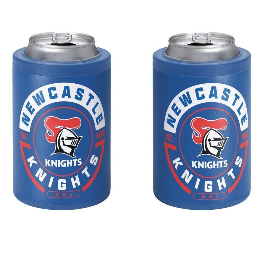 NRL Insulated Can Cooler - Newcastle Knights - Stubby Cooler - Twist Top Lid