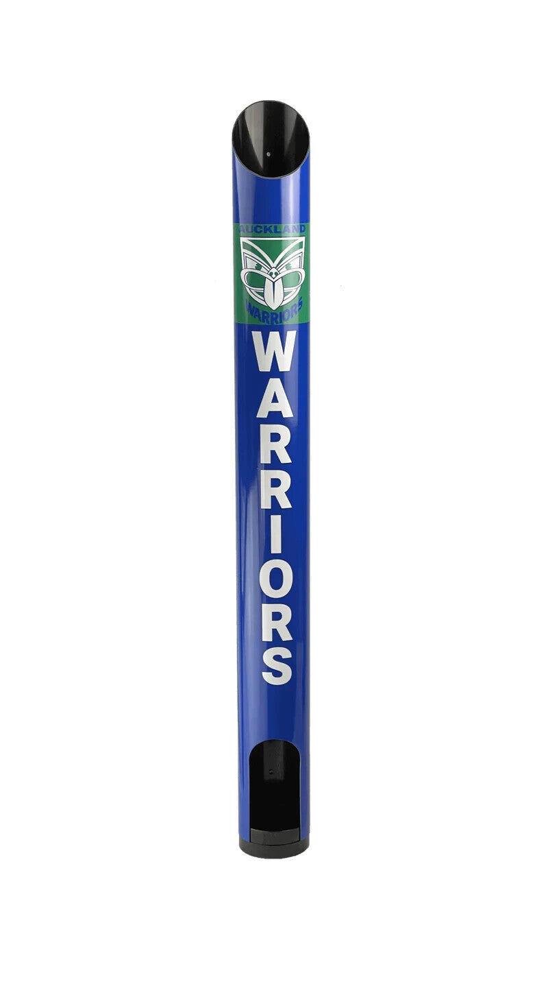 NRL Retro Stubby Cooler Dispenser - Auckland Warriors - Fits 8 Coolers