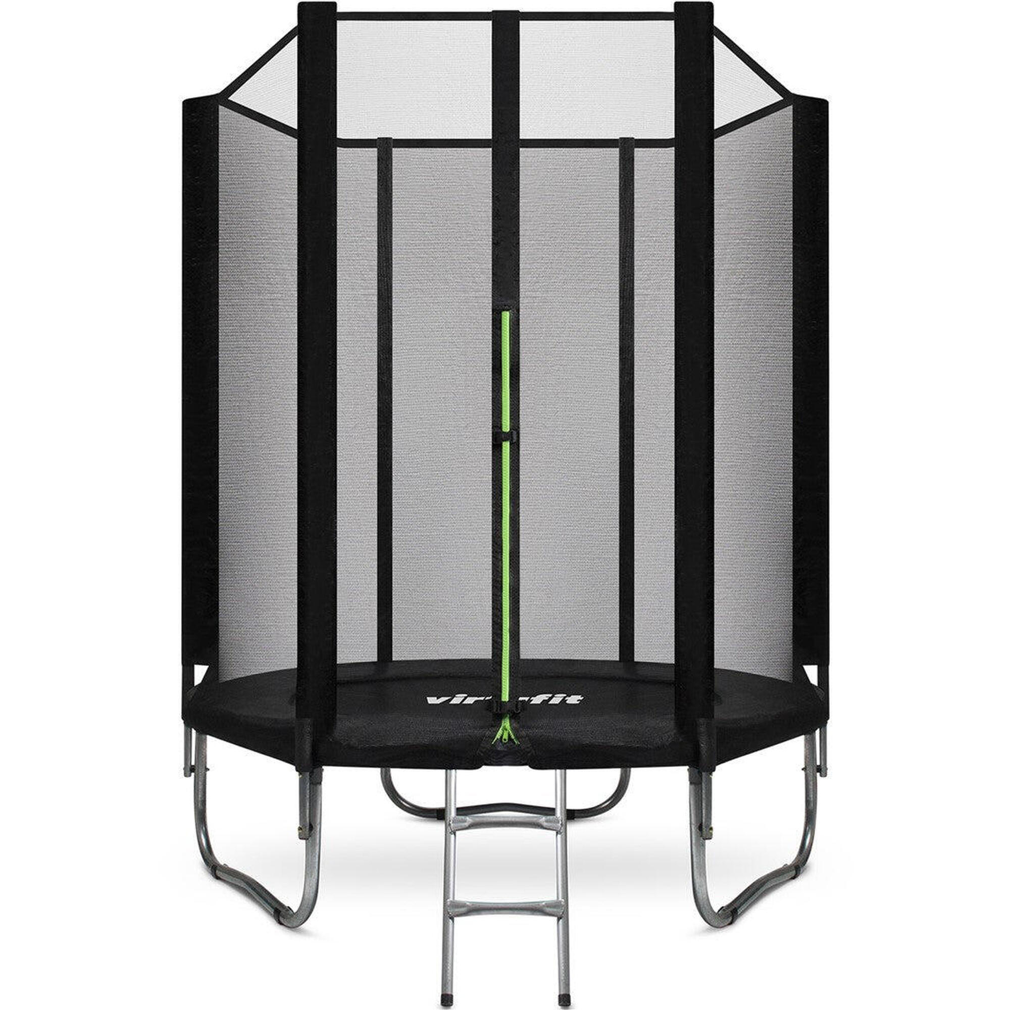 Virtufit - Trampoline Avec Filet De Sécurité - Rond - 183 Cm - Trampoline - Noir - 183 Cm - Decathlon