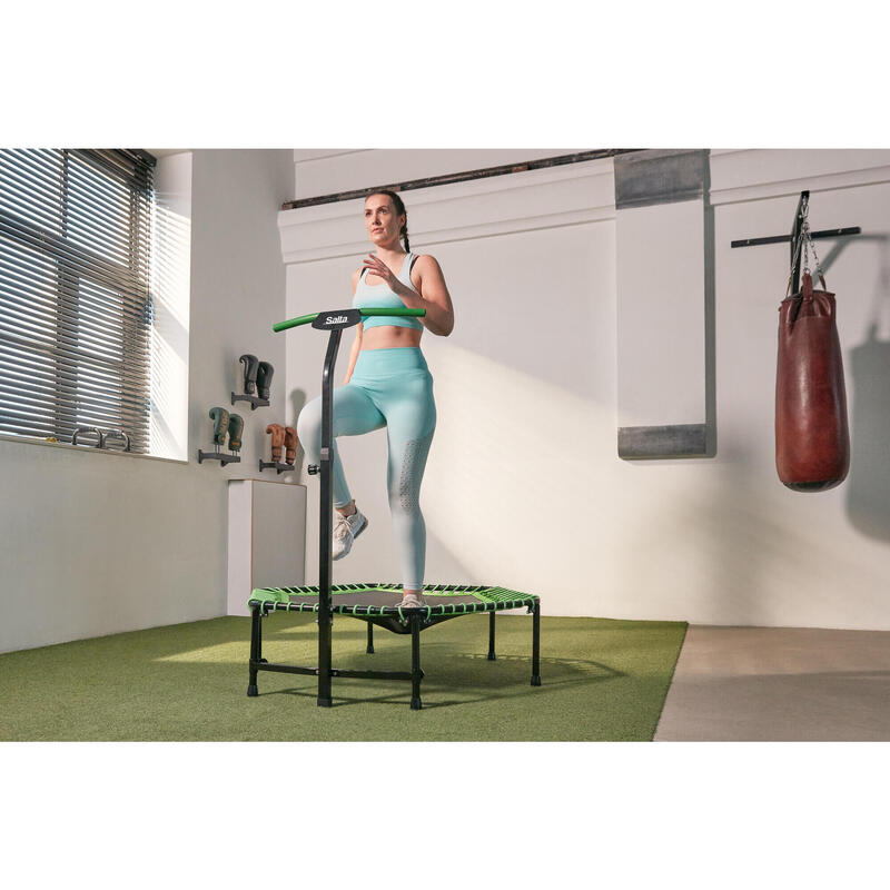 Trambulina Salta FITNESS Hexagonala 128 cm Verde