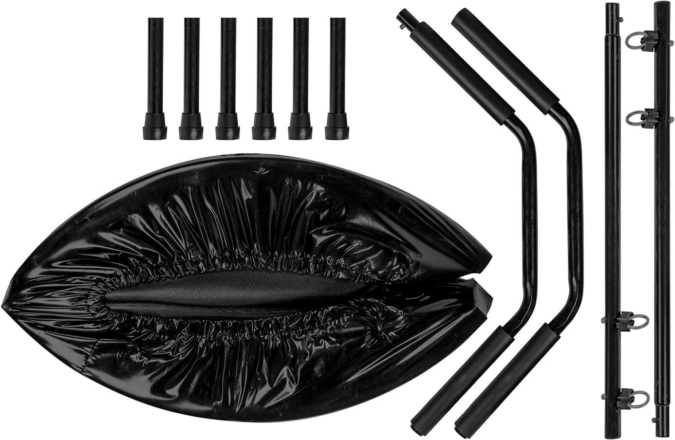 Trampoline - Opvouwbare Fitness Trampoline met Handvat - Zwart - 100 cm 5/7