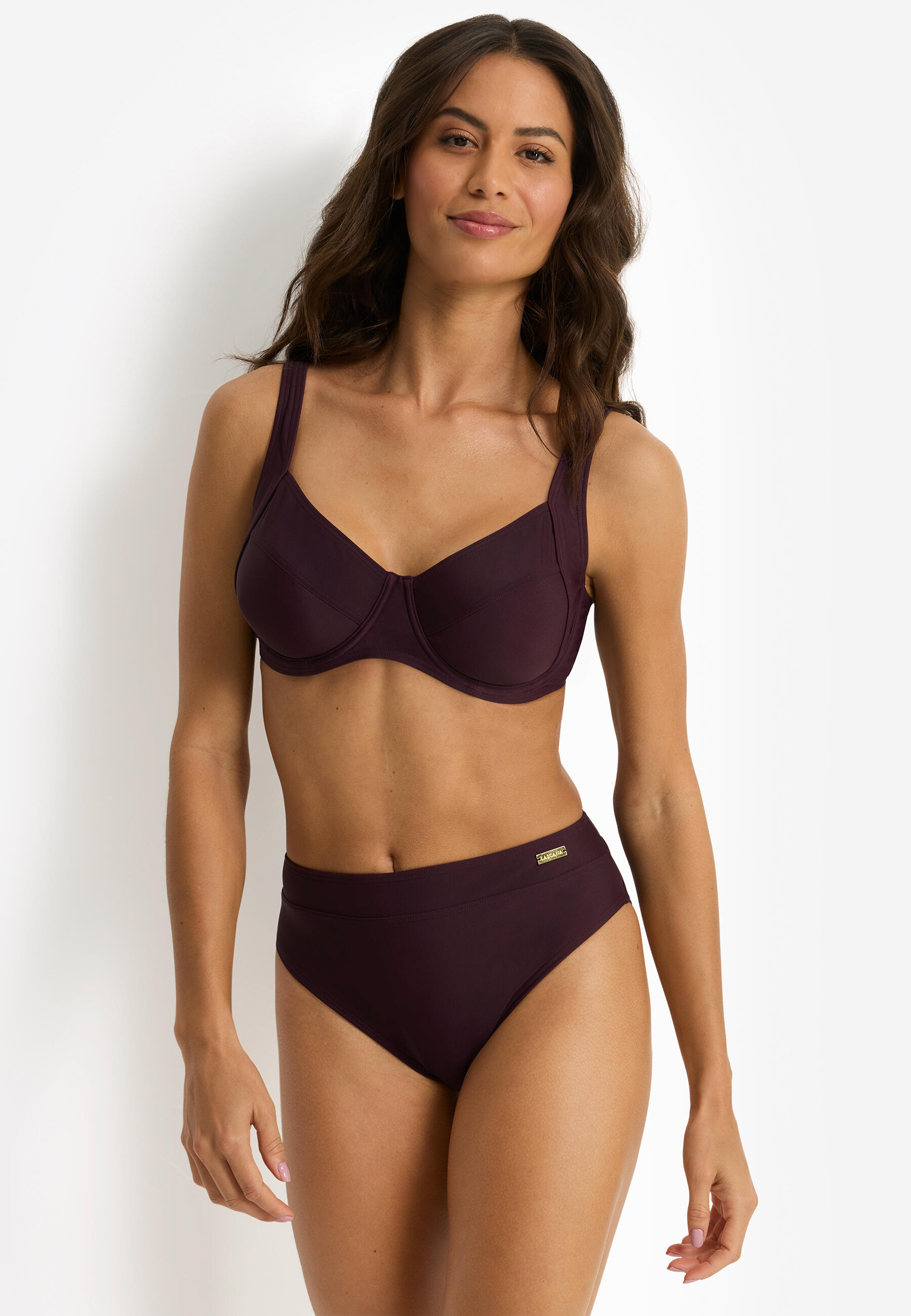 Damen Highwaist-Bikini-Hose 6/7