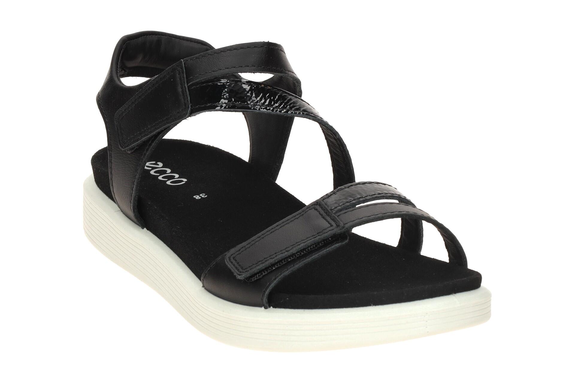 Ecco Soft Sandalen schwarz Riemen 238803 3/7