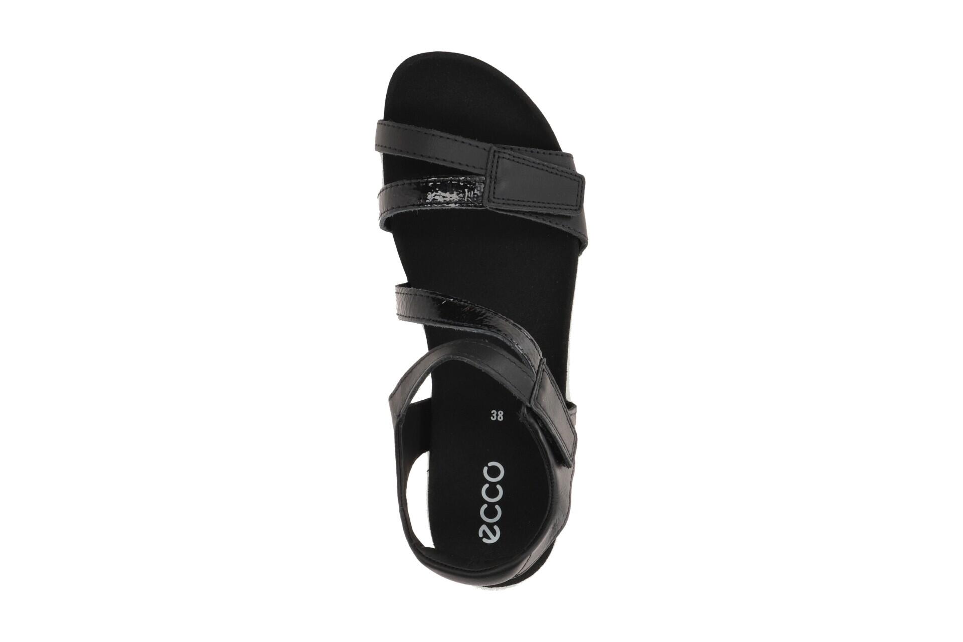 Ecco Soft Sandalen schwarz Riemen 238803 6/7