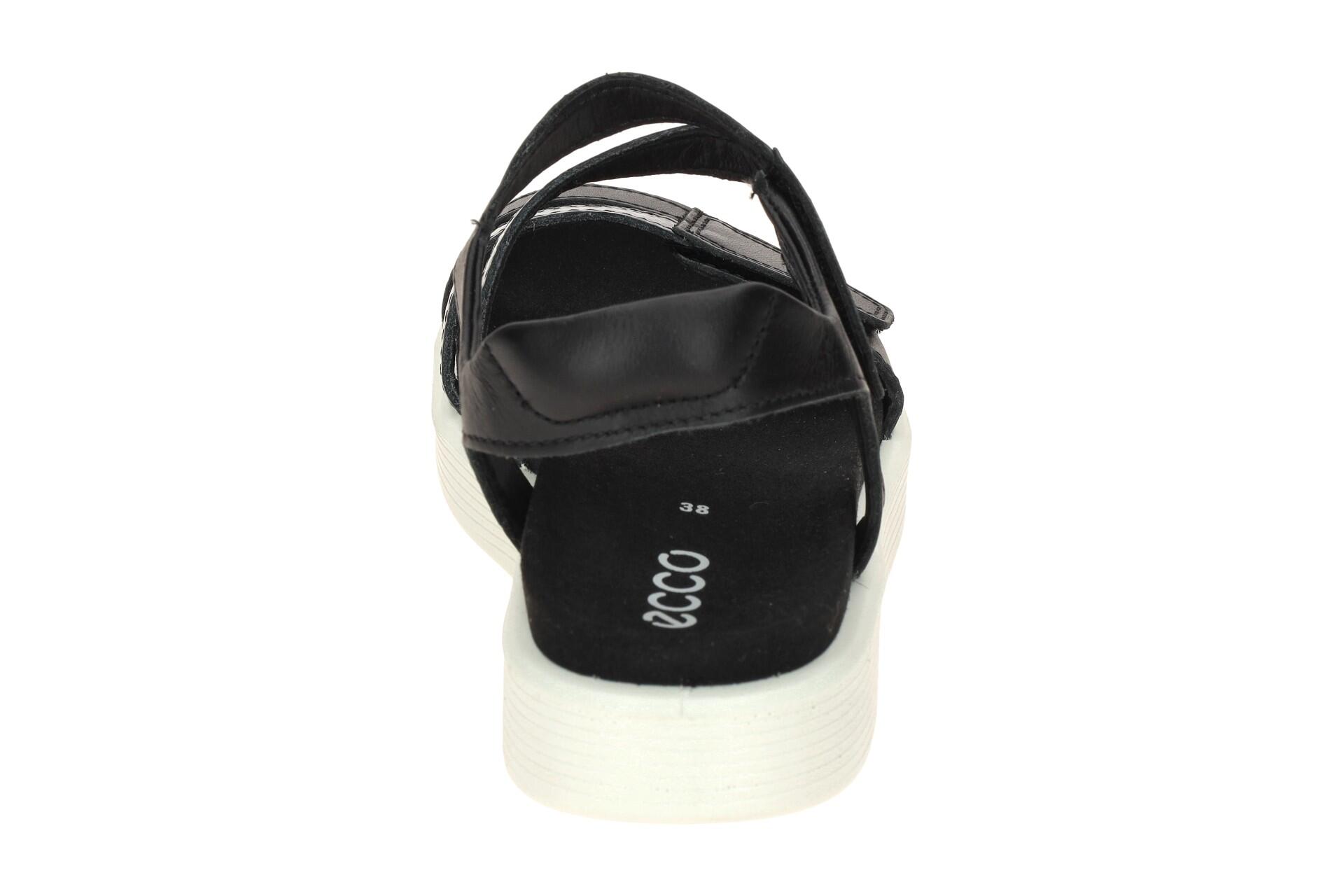 Ecco Soft Sandalen schwarz Riemen 238803 5/7