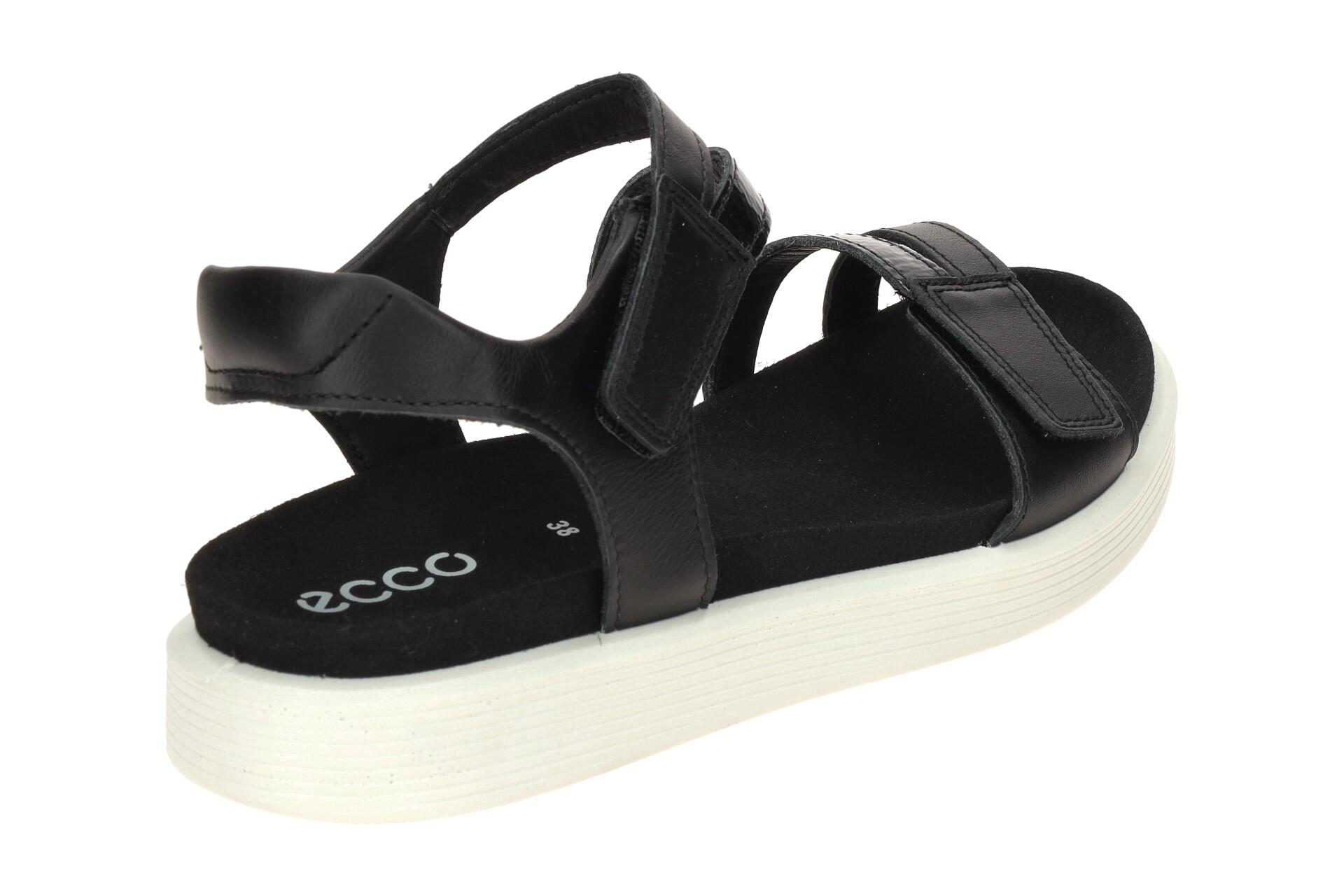 Ecco Soft Sandalen schwarz Riemen 238803 4/7