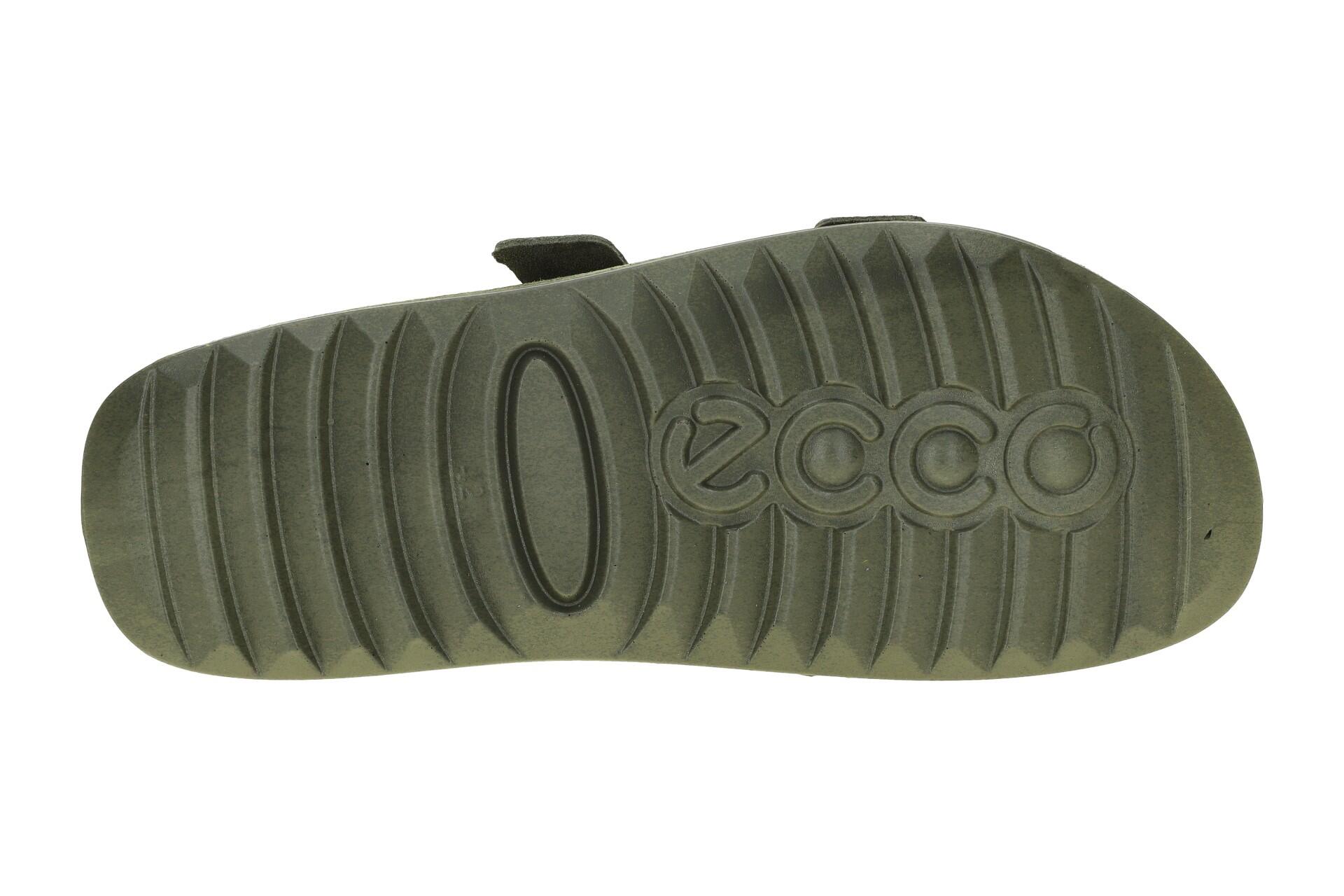 Ecco Cozmo Herren Pantolette grün olive Schnalle 500984 7/7