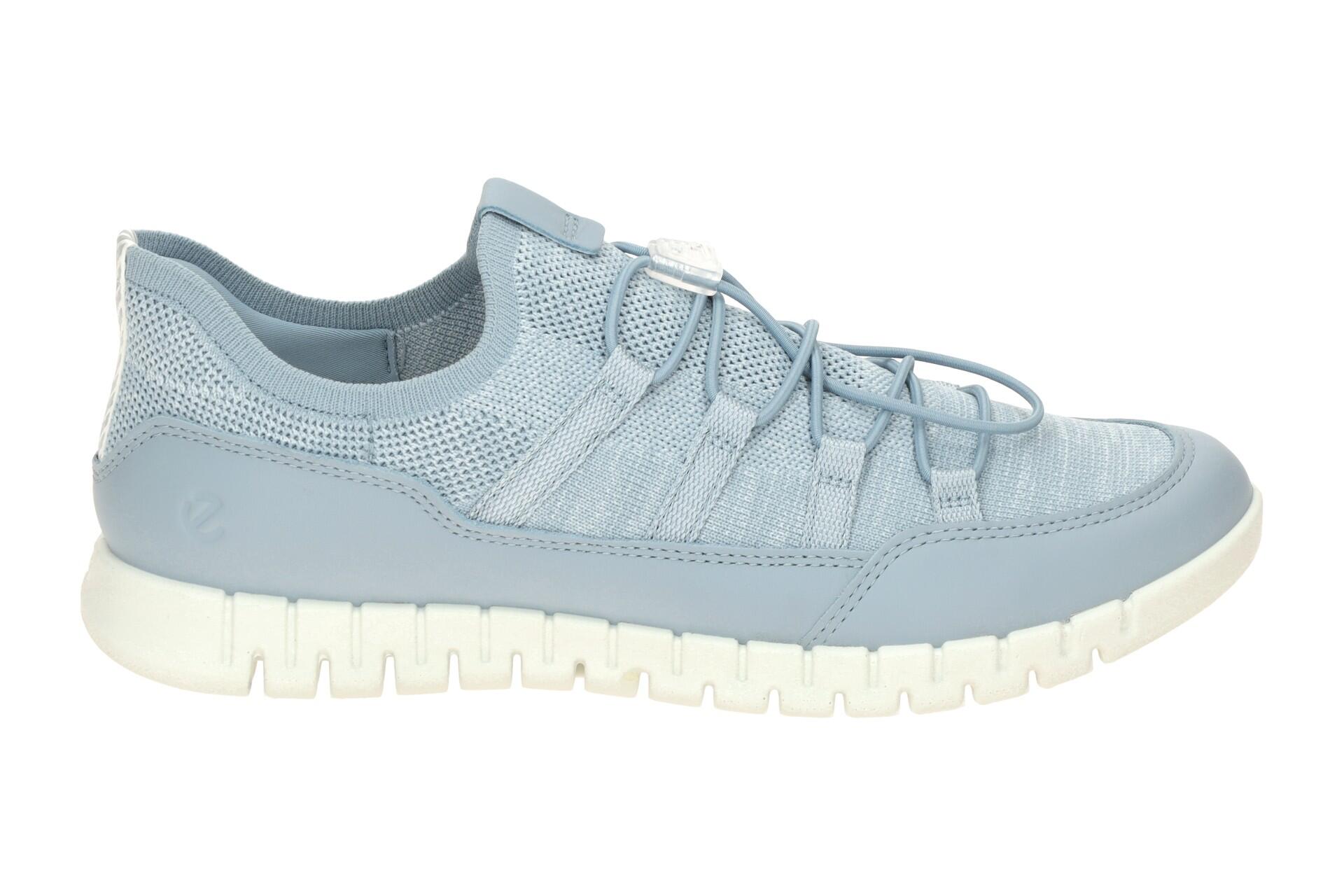 Ecco Gruuv Lite Schuhe hellblau Easy Slip Gummizug 246303 2/7