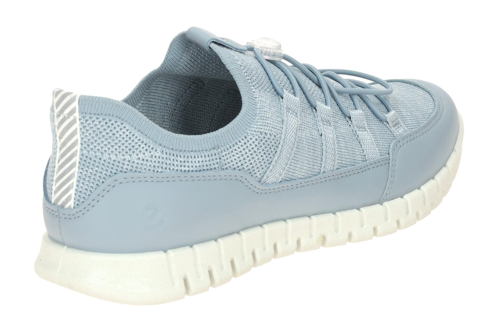 Ecco Gruuv Lite Schuhe hellblau Easy Slip Gummizug 246303 4/7