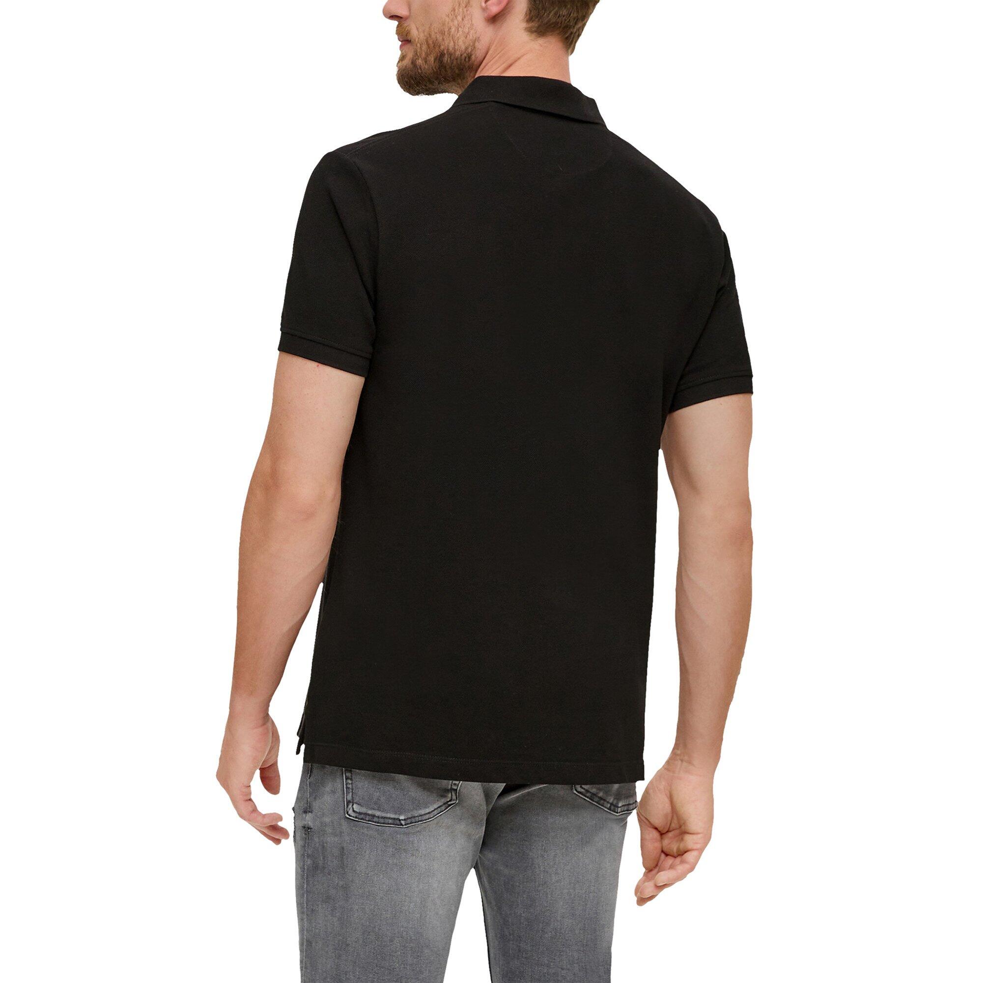 Poloshirt Herren 1er Pack Bequem sitzend-Basic Poloshirt 3/4