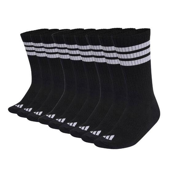 Socken Unisex 9er Pack-3-Stripes Cushioned Sportswear Crew Socks 9P