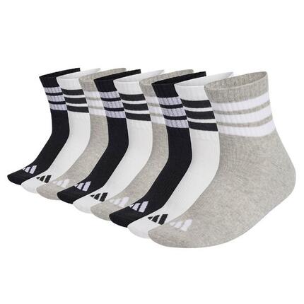 Socken Unisex 9er Pack-3-Stripes Cushioned Sportswear Mid-Cut Socks 9P