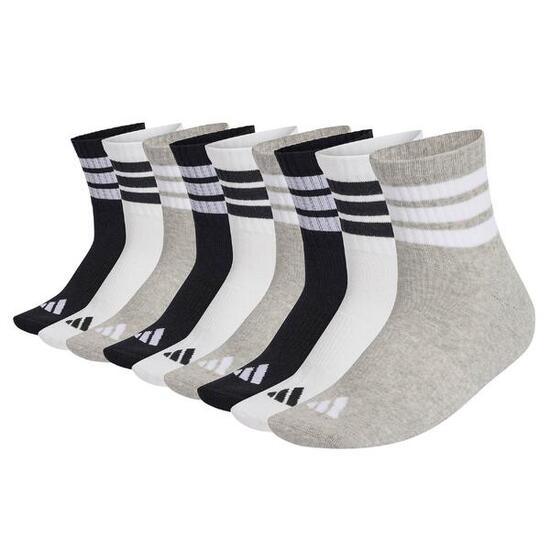 Socken Unisex 9er Pack-3-Stripes Cushioned Sportswear Mid-Cut Socks 9P
