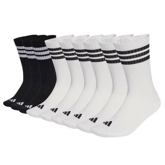 Socken Unisex 9er Pack-3-Stripes Cushioned Sportswear Crew Socks 9P