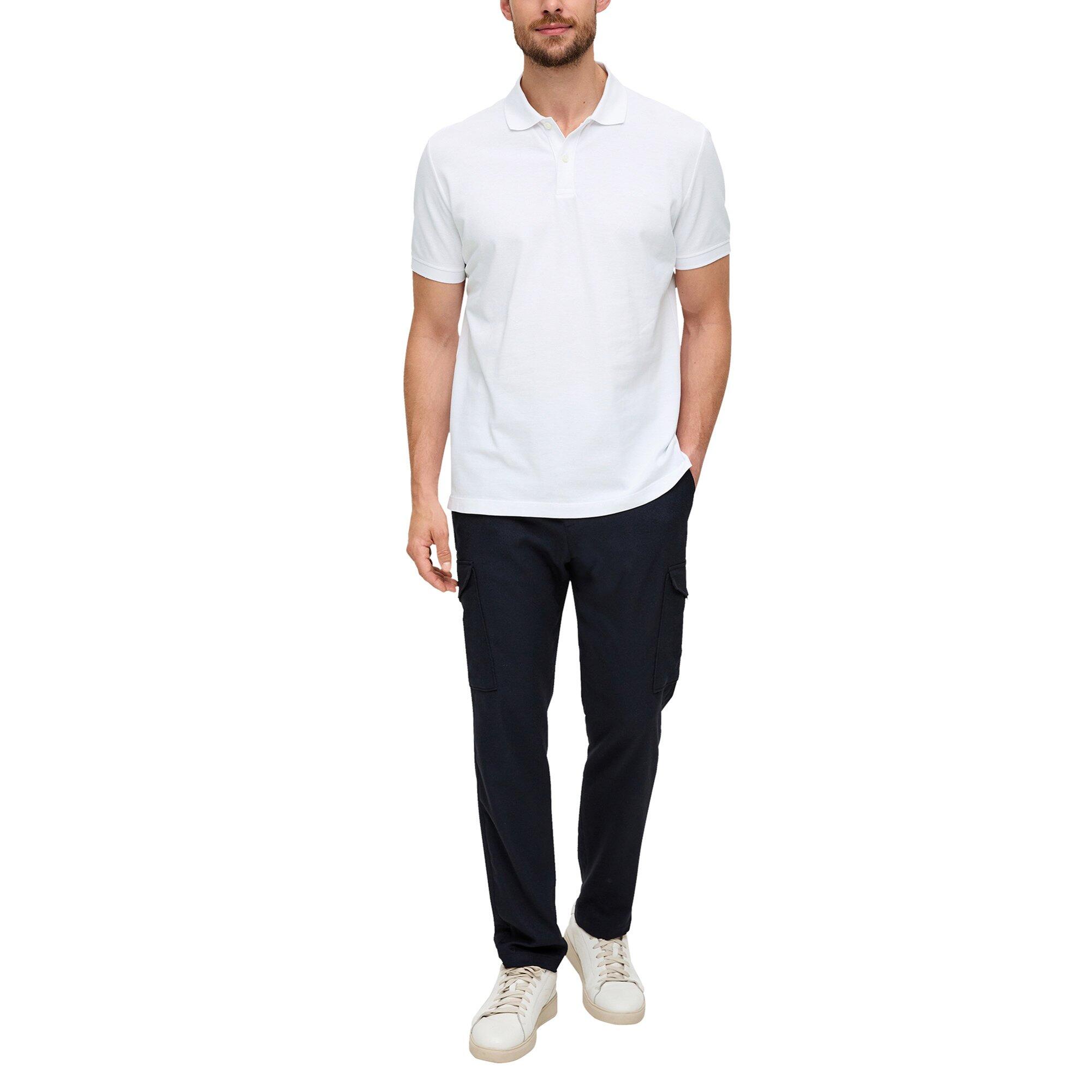 Poloshirt Herren 1er Pack Bequem sitzend-Basic Poloshirt 4/4