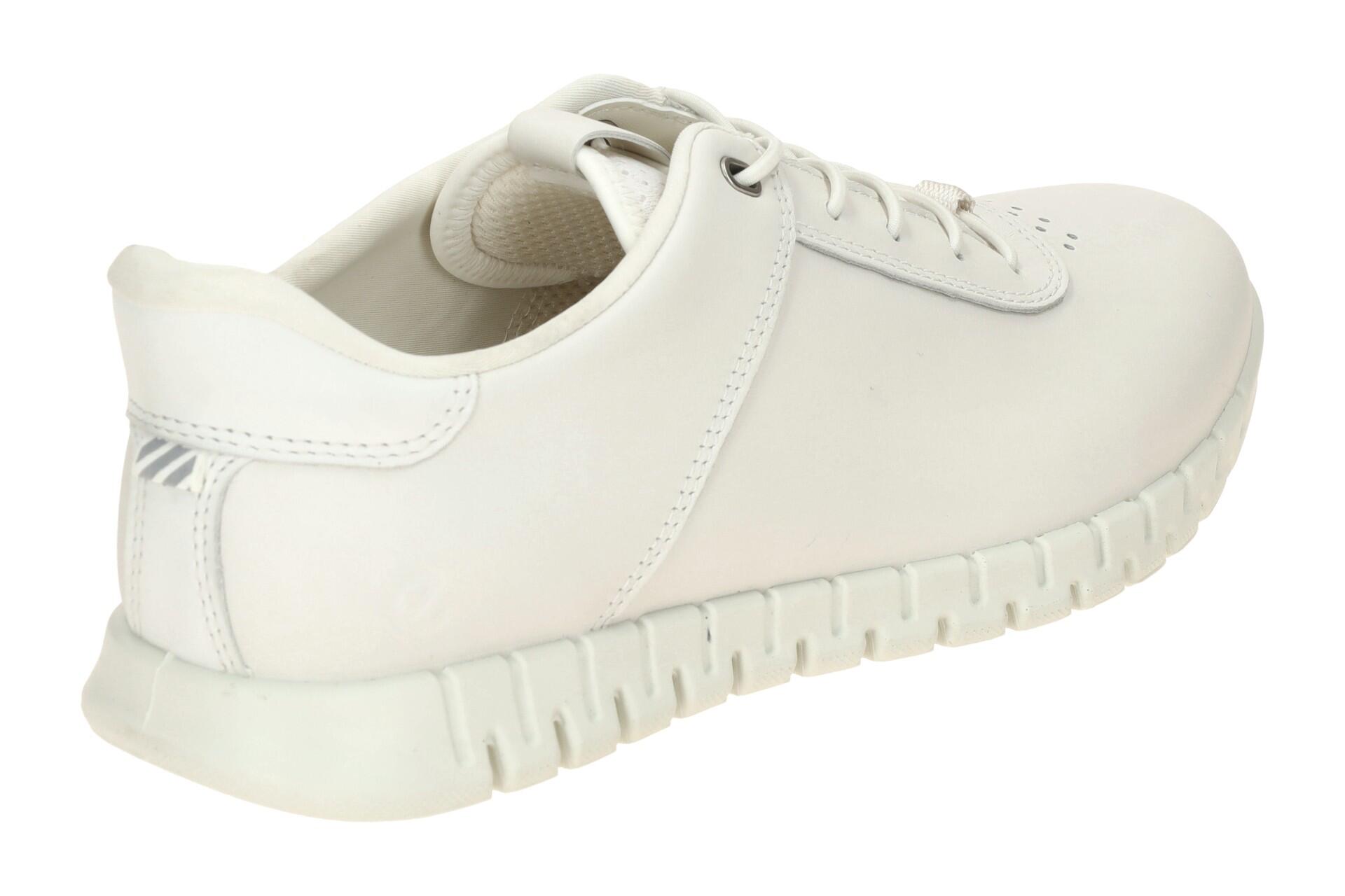 Ecco Gruuv Lite Slipper Schuhe weiß Damen Easy Slip 246323 4/7