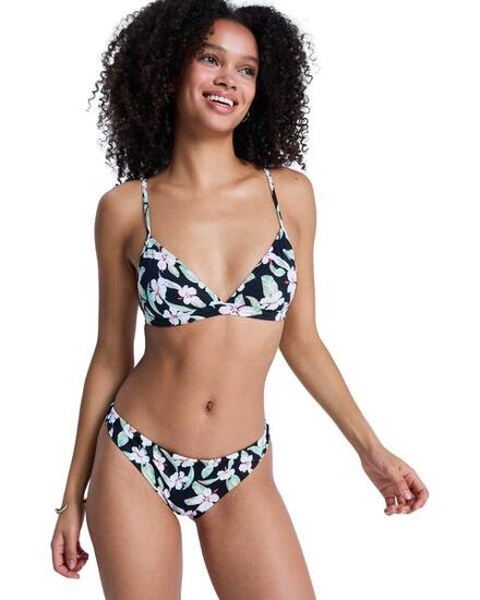 Bikinihose mit knapper Bedeckung PRINTED ESSENTIALS Schwarz Frauen