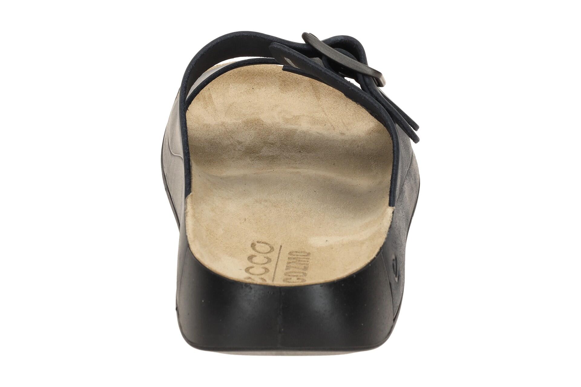 Ecco Cozmo Herren Pantolette dunkelblau ombre Schnalle 500984 5/7